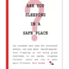 Are You Sleeping in a Safe Place By Rolf Gordon