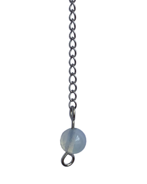 End of moonstone pendulum for dowsing from Dulwich Health
